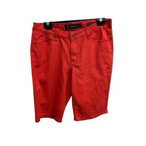 Salt Works New York City Denim Stretch Bermuda Shorts Womens Size 10 Urban Style